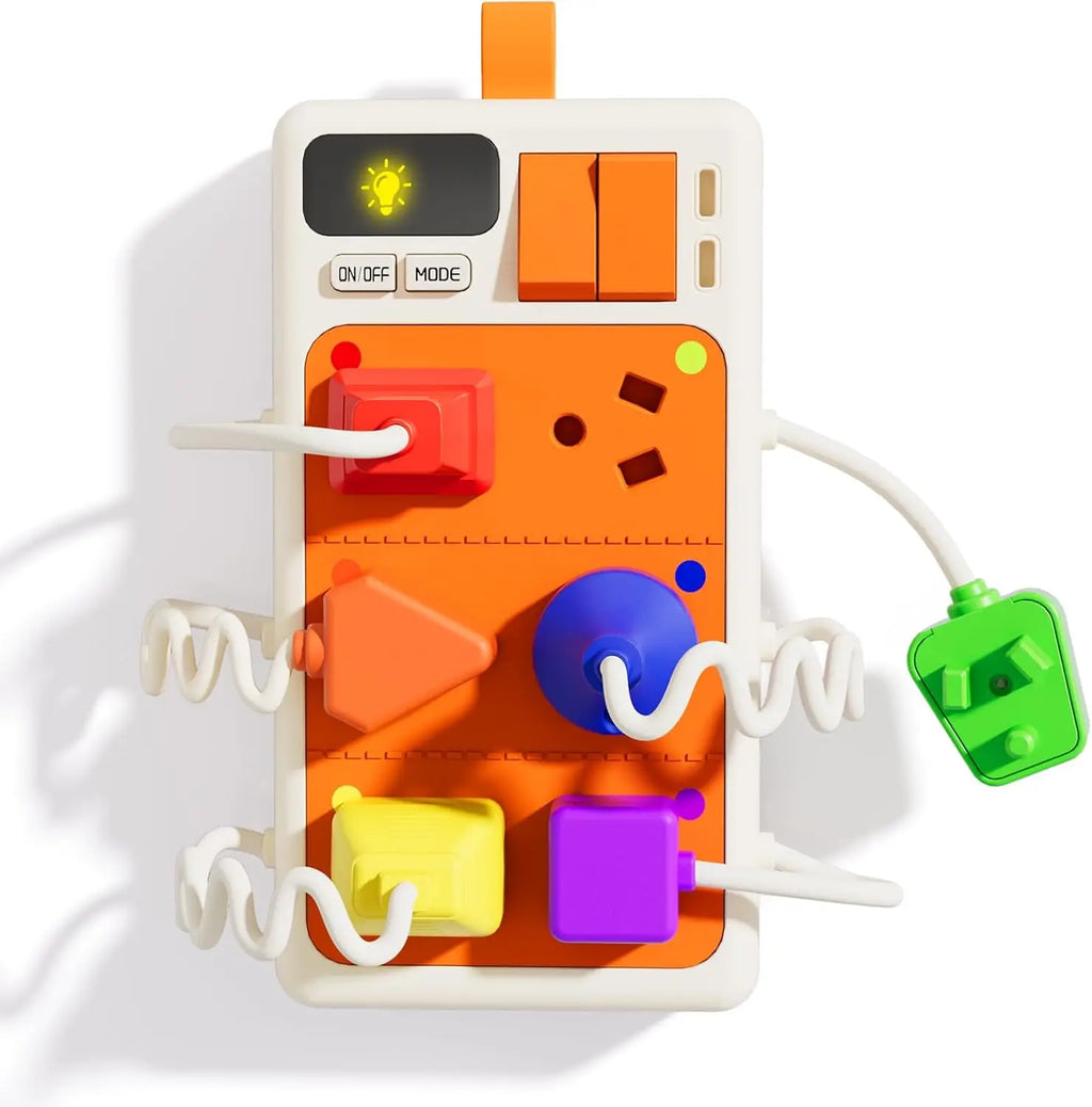 Toddler Busy Board — Sensory Skill Development