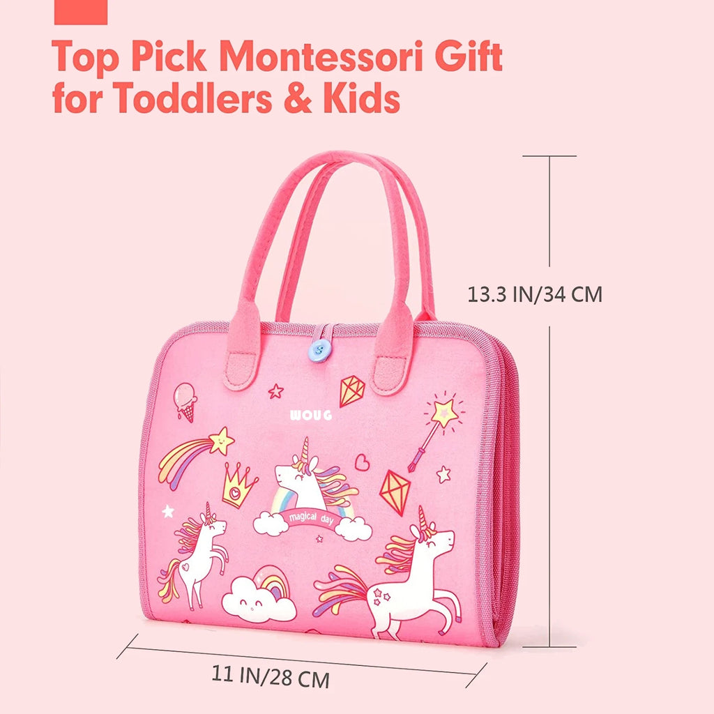 Montessori Quiet Book — Early Skills for Toddlers, lifestyle setting