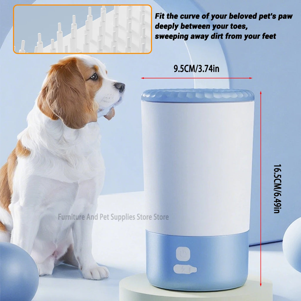 Pet Electric Paw Cleaner — IPX4 Waterproof Design, natural styling