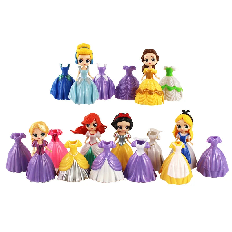 Princess Dress-Up Dolls — 24 Piece Collection, thoughtful detail