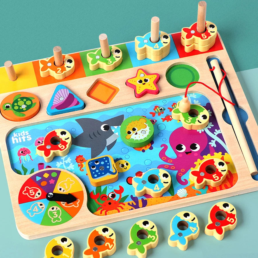 Montessori Wooden Activity Board — Early Learning Fun