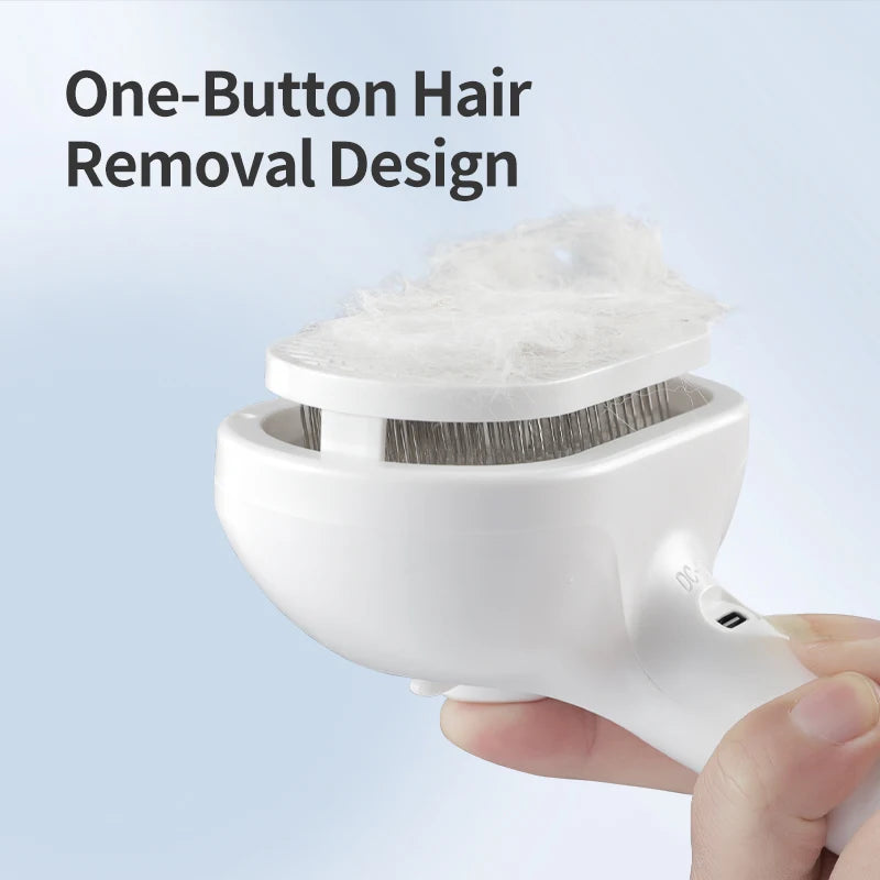 Pet Steam Grooming Brush — Soothing Care for Pets, alternate angle
