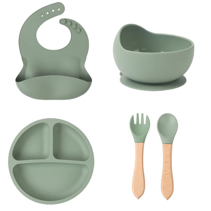 Silicone Baby Feeding Set — Gentle Weaning Essentials, cozy moment