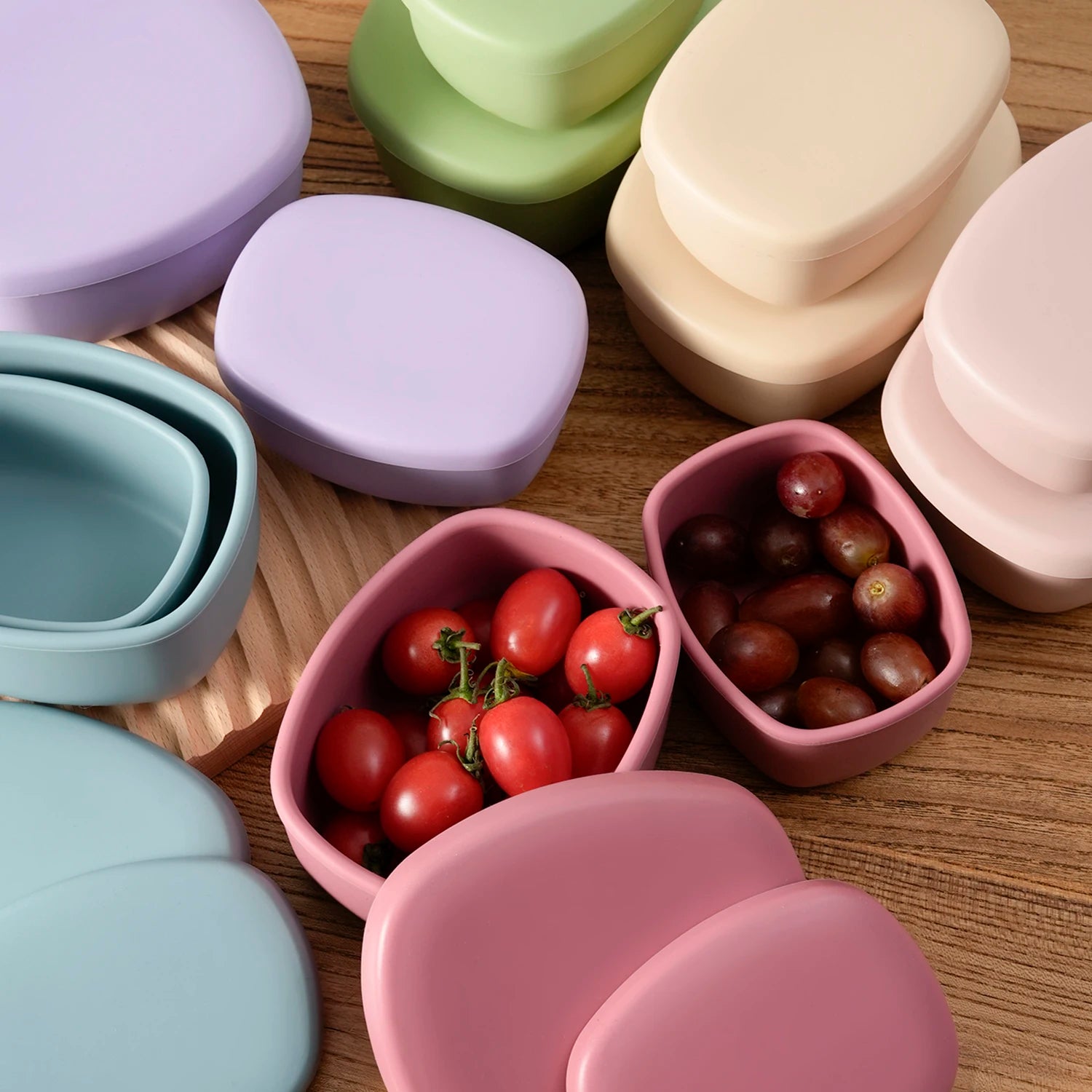 2PCS Baby Food Storage Containers — Gentle Mealtime, alternate angle