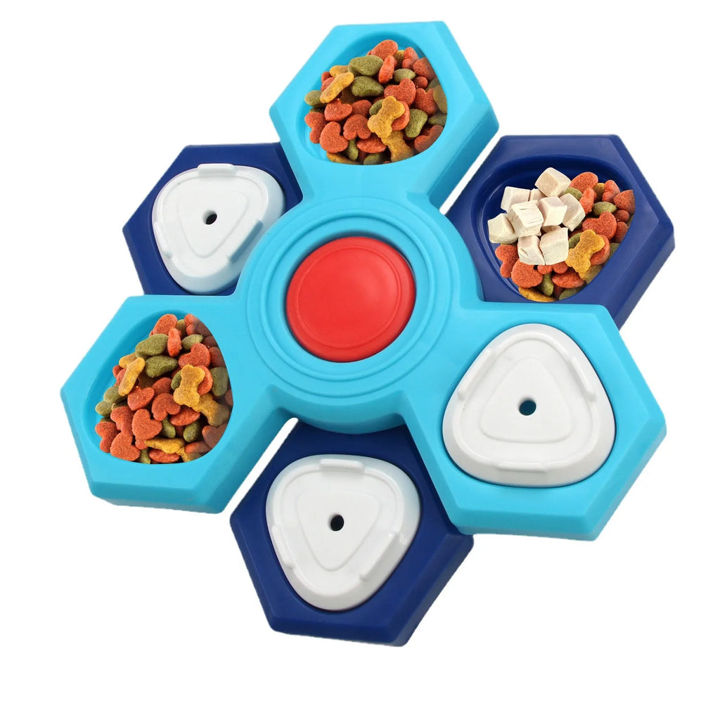 Interactive Dog Puzzle — 4-Layer Spinning Feeder, premium quality view