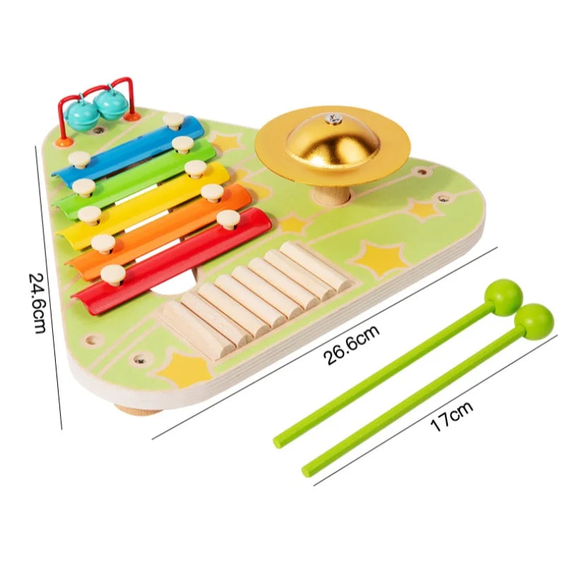 Montessori Music Table — Early Musical Discovery, natural styling