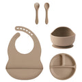 Silicone Baby Feeding Set 5PCS — Gentle Mealtime Essentials, elegant display