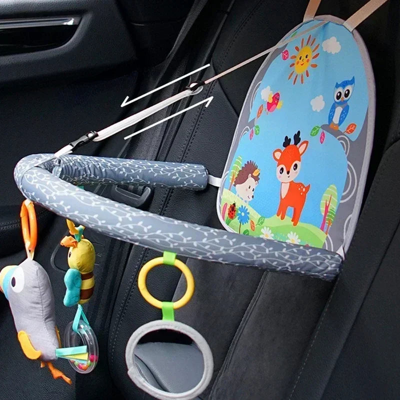 Baby Hanging Activity Toy — Gentle Sensory Play, close-up detail