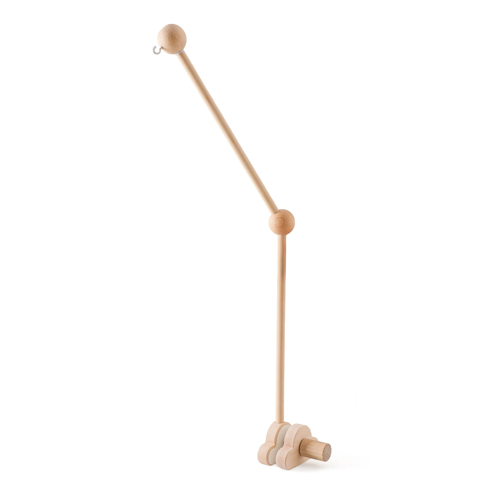 Wooden Baby Play Gym — Minimalist Sensory Decor, top view