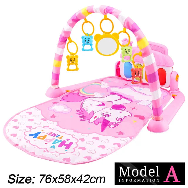 Baby Activity Gym — Musical Piano Play Mat, lifestyle setting