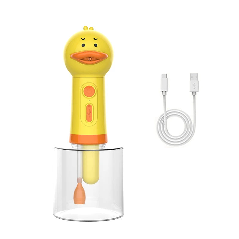 Duck Pet Foam Dispenser — For Gentle Bath Time, soft texture detail