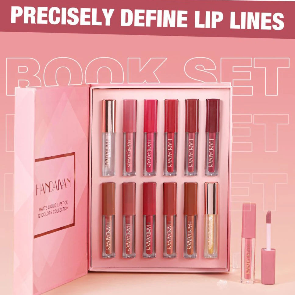 12-Color Matte Liquid Lipstick — Non-Sticky & Moisturizing, premium quality view