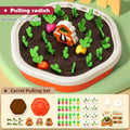Montessori Carrot Harvest Game — Early Learning Toy, soft texture detail