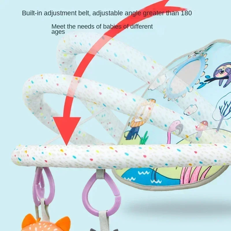 Baby Hanging Activity Toy — Gentle Sensory Play, natural styling