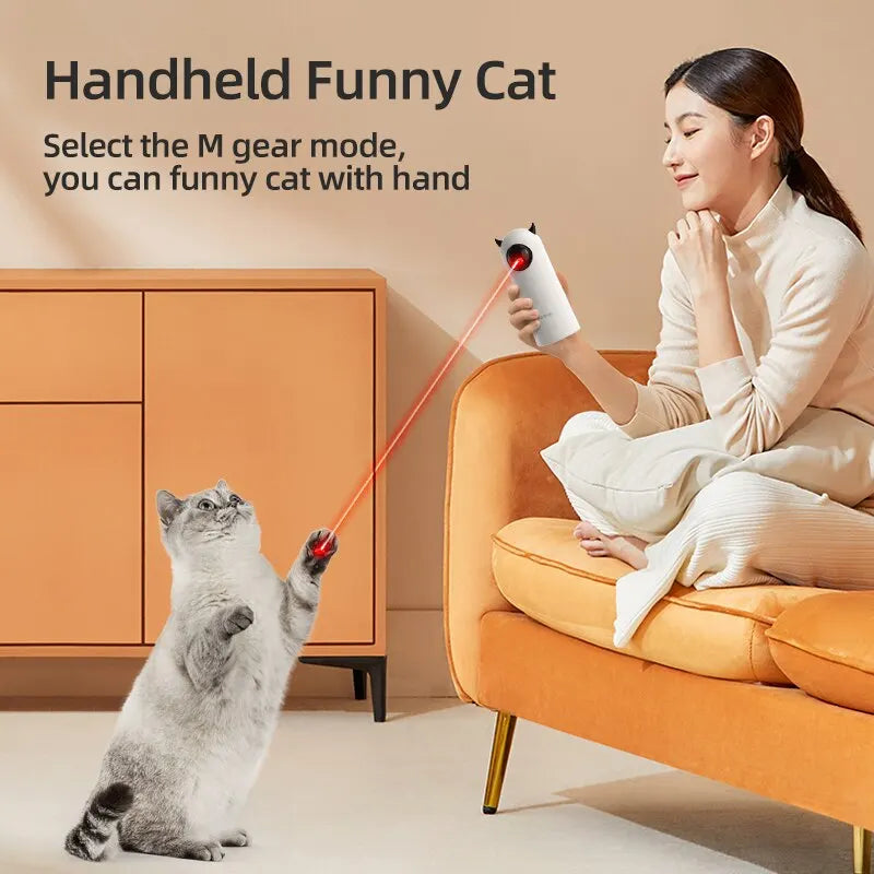 Automatic Cat Laser Toy — Engaging Indoor Play, alternate angle