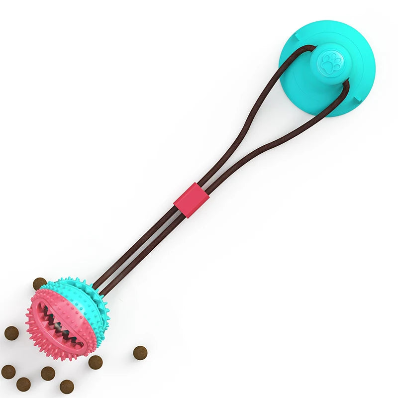 Suction Cup Pull Dog Toy — Dental Cleaning, lifestyle setting