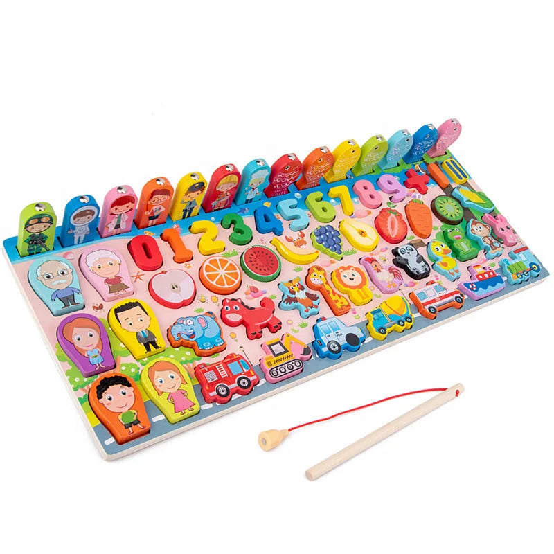 Montessori Wooden Learning Board — Playful Skill Development, lifestyle setting