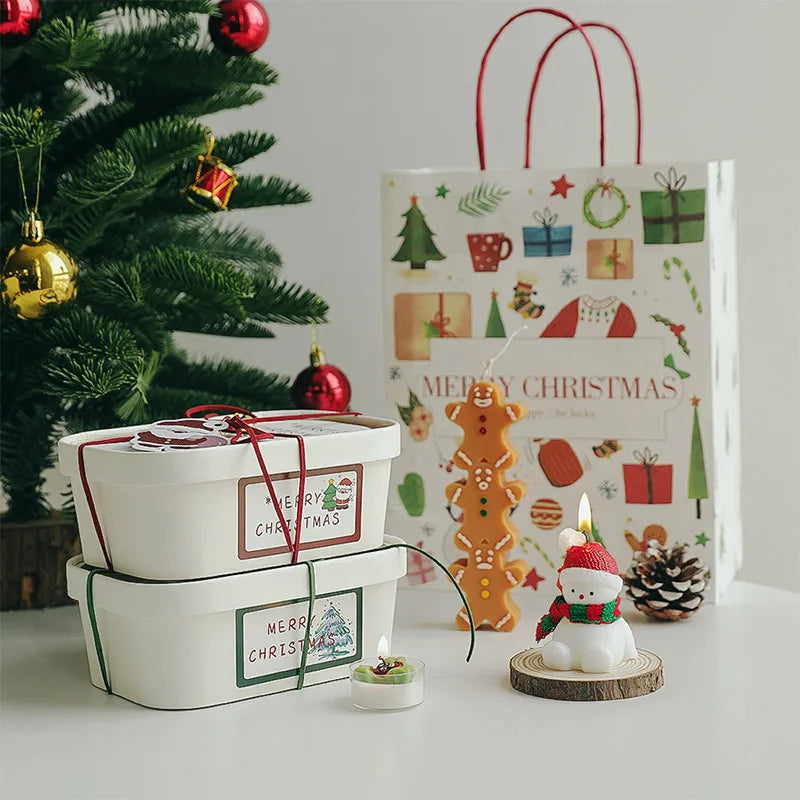 Christmas Candle Gift Set — Handmade Aroma Collection, close-up detail