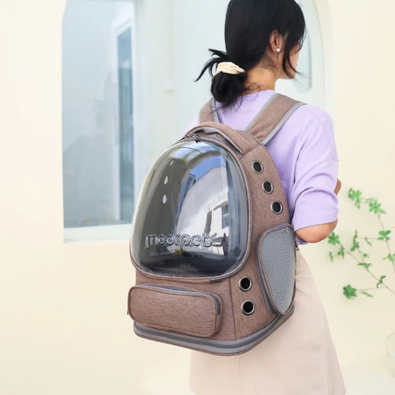 Transparent Pet Carrier Backpack — For Gentle Journeys