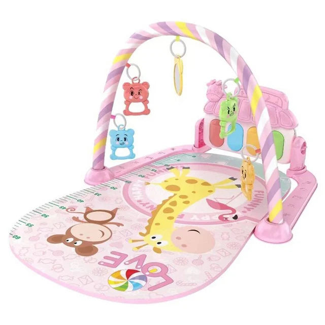 Baby Activity Piano Gym — Infant Musical Play Mat, in use