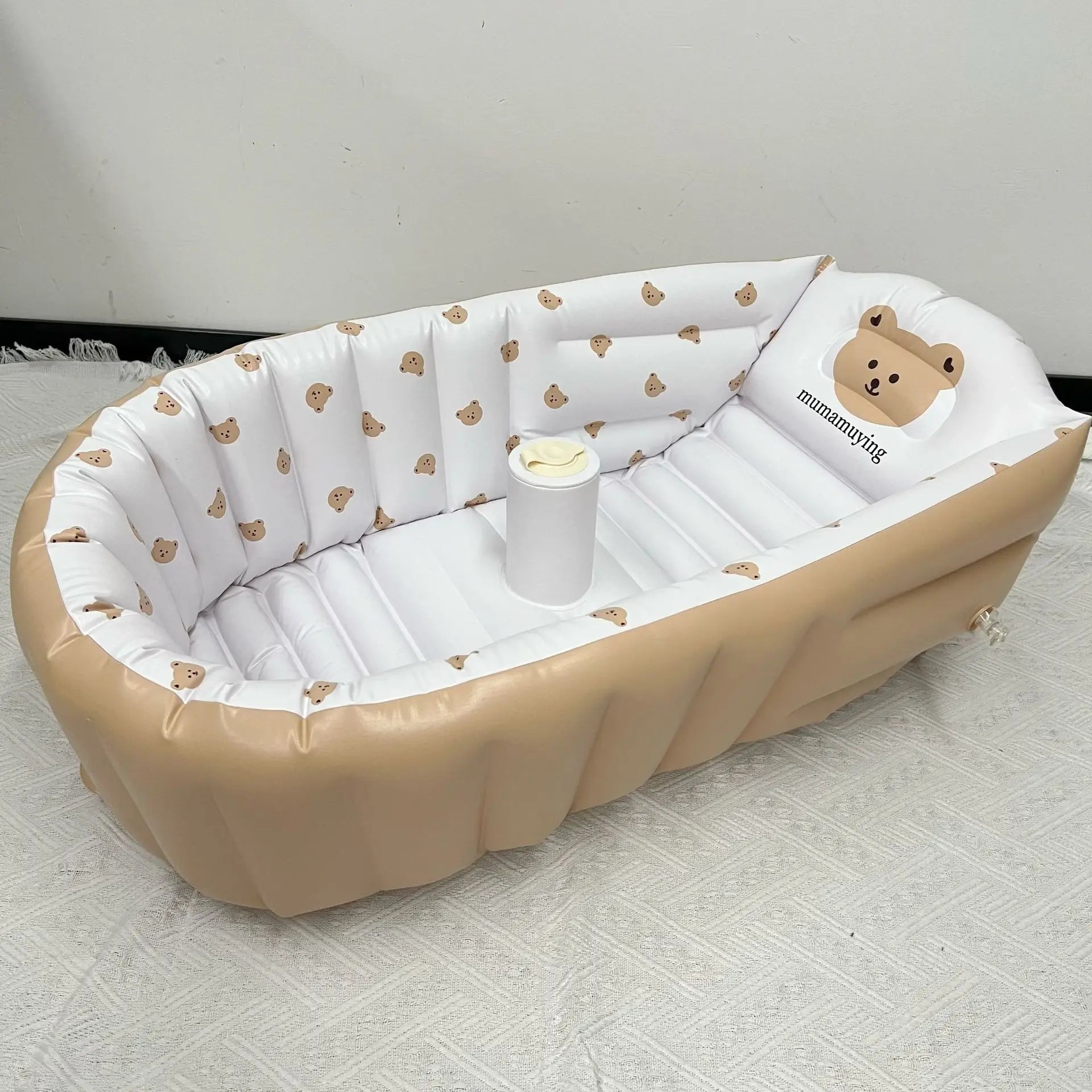 Inflatable Baby Bathtub — Gentle Bath Time, top view