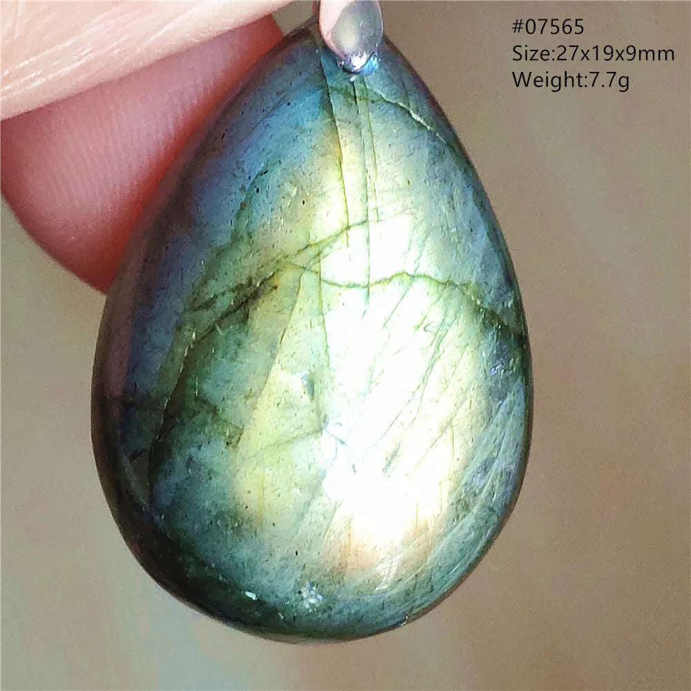 Labradorite Teardrop Pendant — A Soothing Blue Gemstone, gift-ready presentation