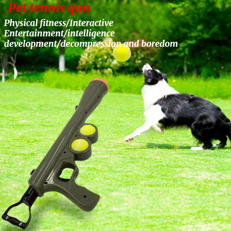 Pet Tennis Ball Launcher — Interactive Dog Play