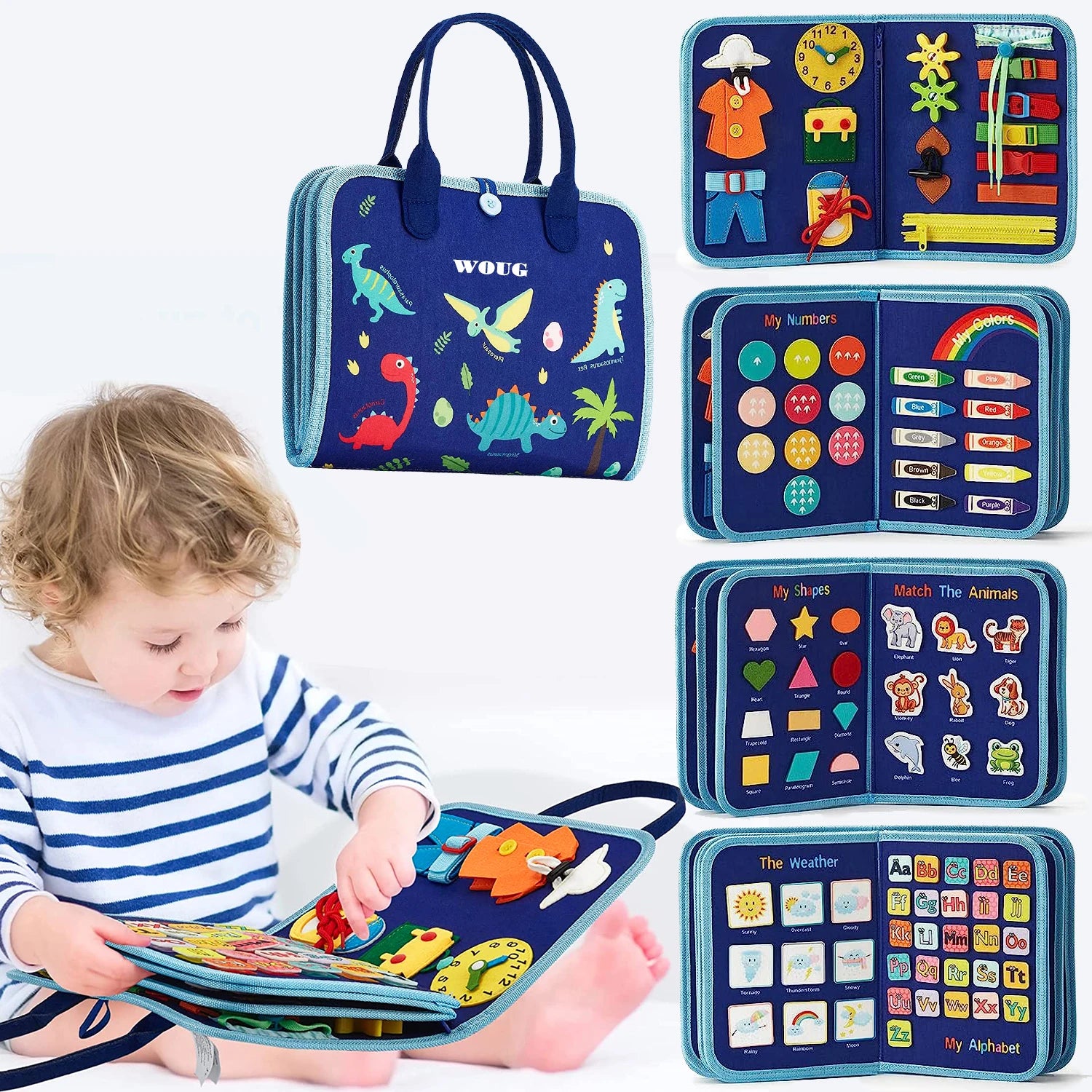Montessori Quiet Book — Early Skills for Toddlers