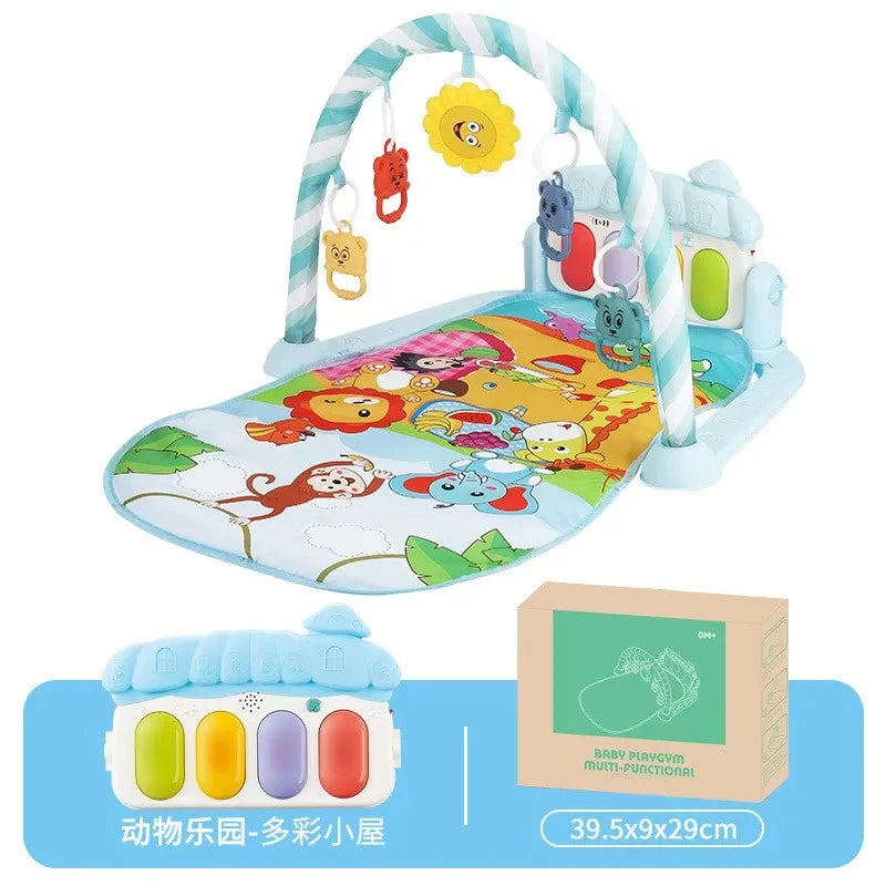 Baby Activity Play Mat — Musical Sensory Fun, soft texture detail