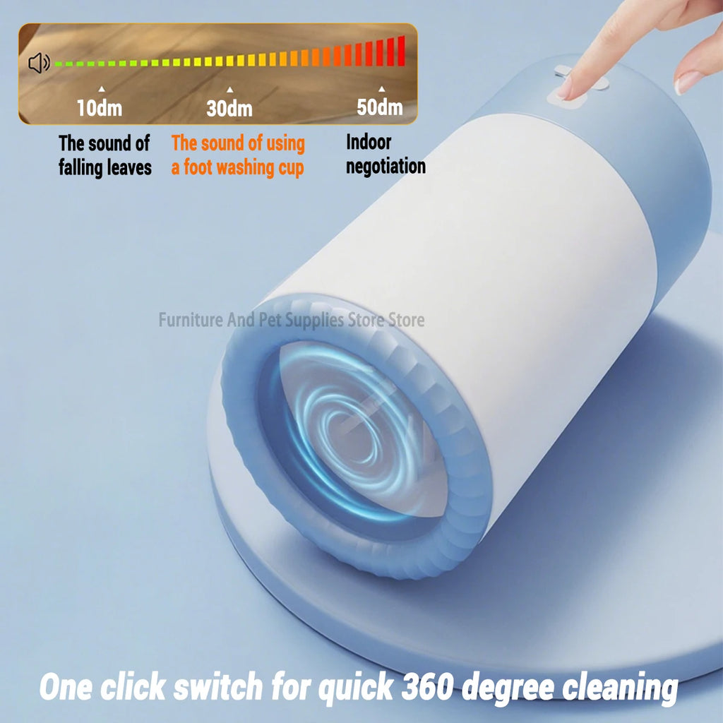 Pet Electric Paw Cleaner — IPX4 Waterproof Design, close-up detail