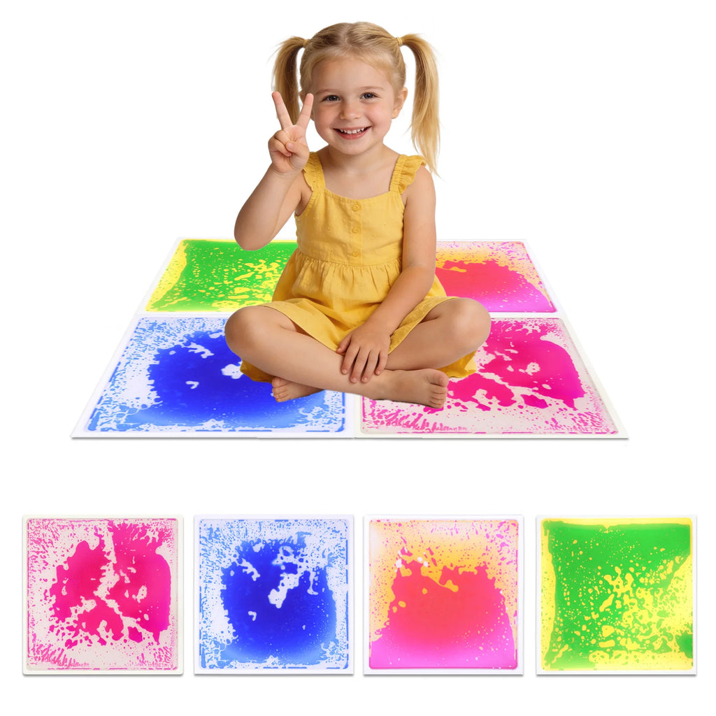 Liquid Sensory Mat — Calming Play for Little Ones, close-up detail