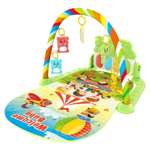Baby Activity Piano Gym — Infant Musical Play Mat, gift-ready presentation