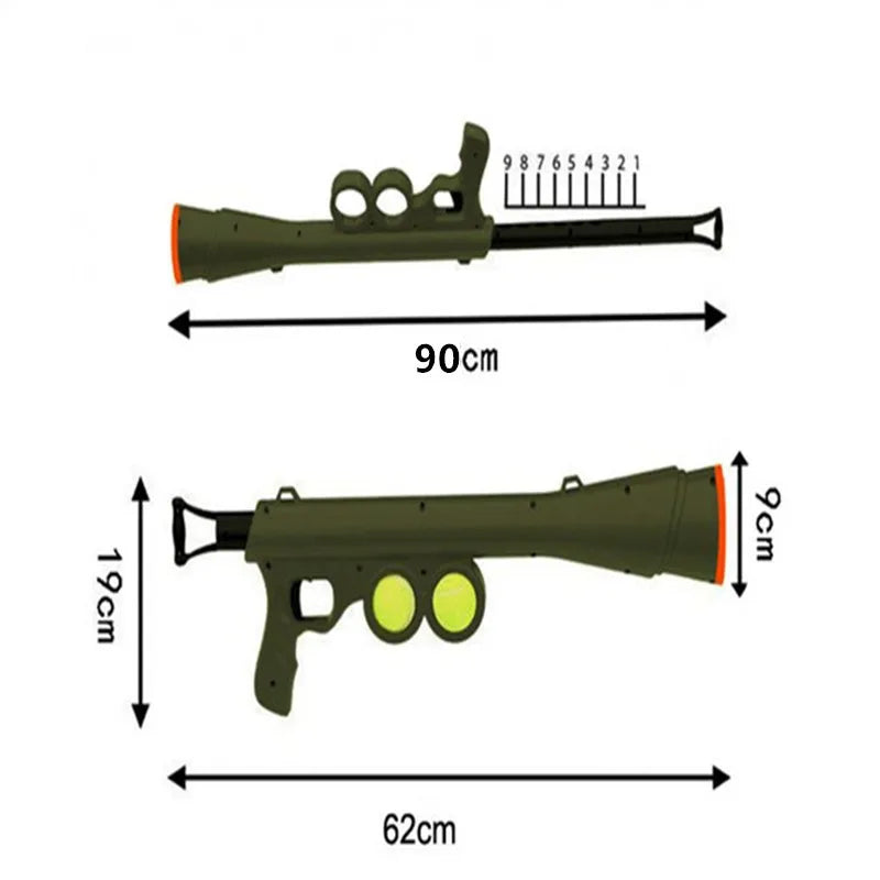 Pet Tennis Ball Launcher — Interactive Dog Play, alternate angle