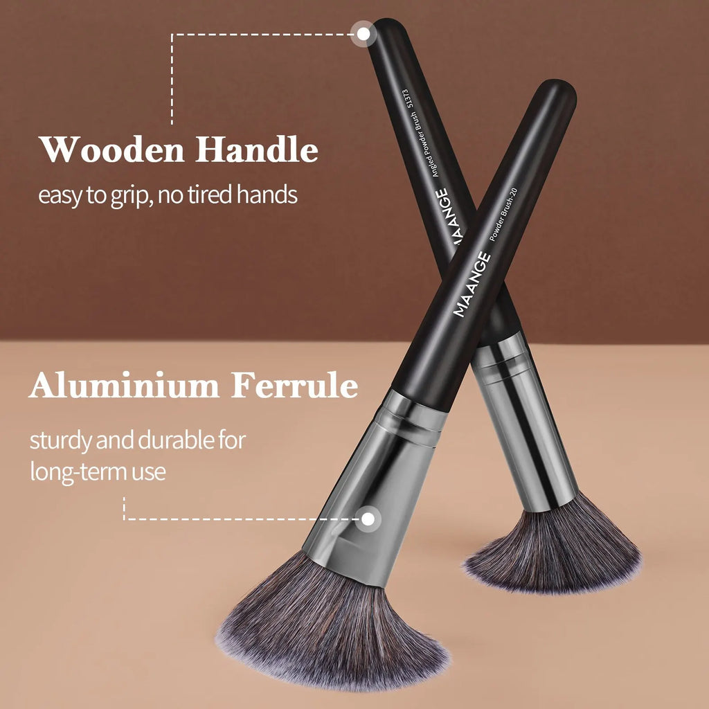 25-Piece Makeup Brush Set — Full Face & Eye Kit, alternate angle