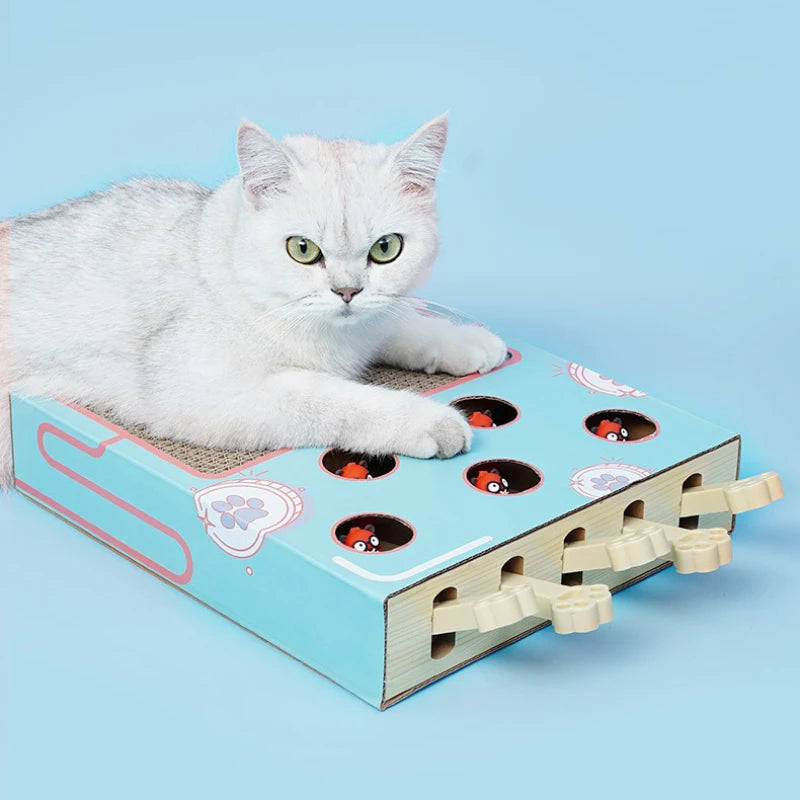 Cat Whack-a-Mole Scratcher — Engaging Playtime, premium quality view