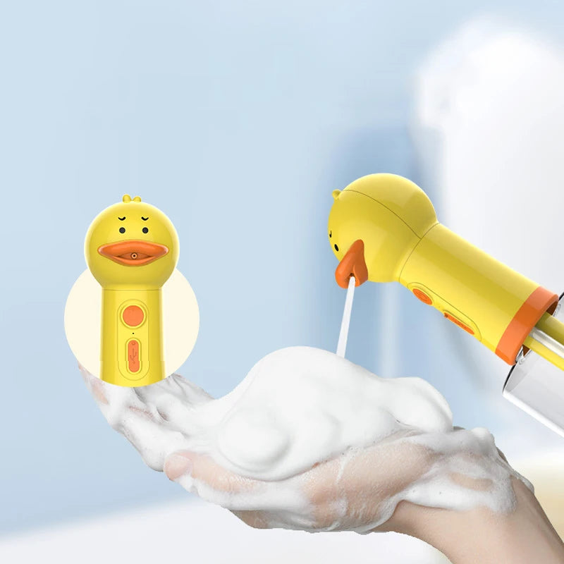 Duck Pet Foam Dispenser — For Gentle Bath Time, lifestyle setting