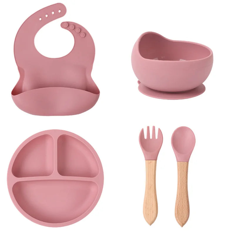 Silicone Baby Feeding Set — Gentle Weaning Essentials, gift-ready presentation