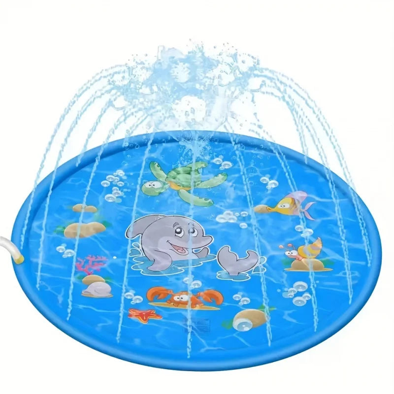 Kids Sprinkler Splash Pad — Summer Water Fun