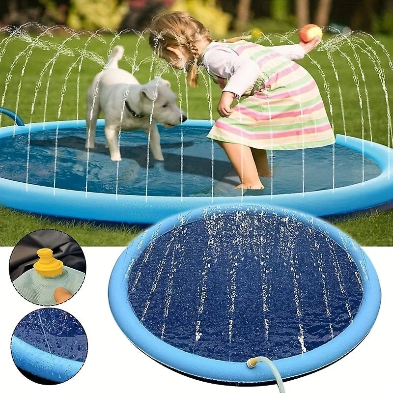 Kids Sprinkler Splash Pad — Summer Water Fun, close-up detail