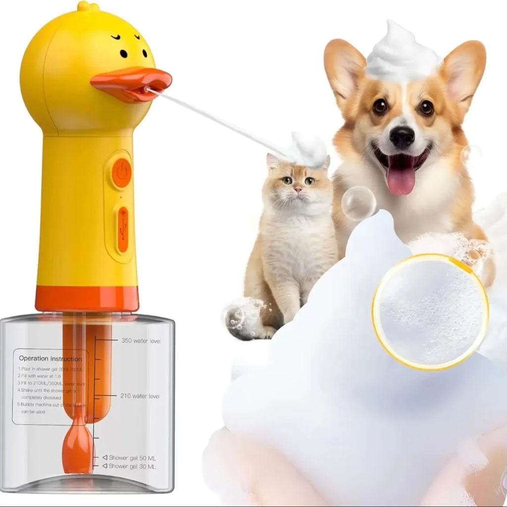 Duck Pet Foam Dispenser — USB Automatic Foamer