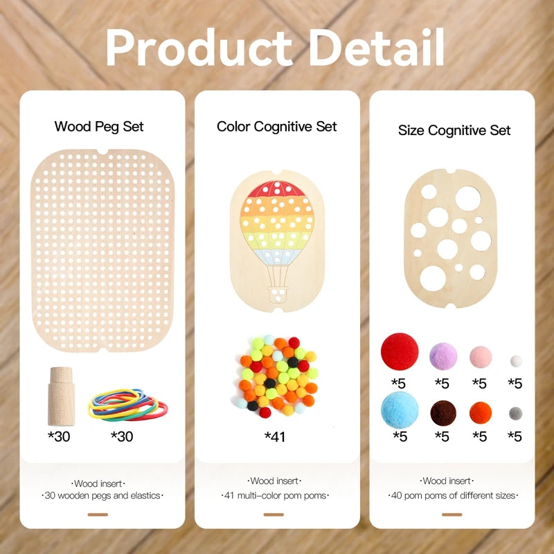 Montessori Sensory Tray Table — Early Learning Play, alternate angle