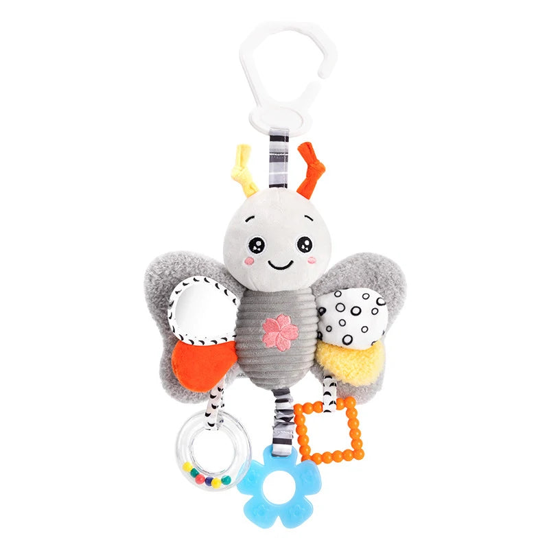 Baby Sensory Animal Toys — Fine Motor & Teething, side view