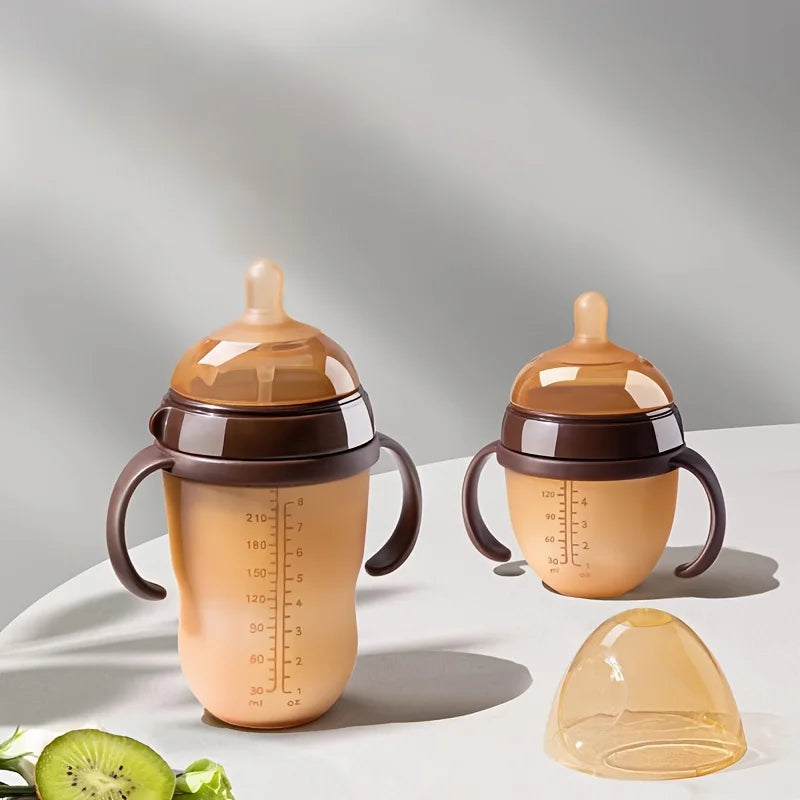 Silicone Baby Bottle Set — Breast-like Nipple for Babies, lifestyle setting