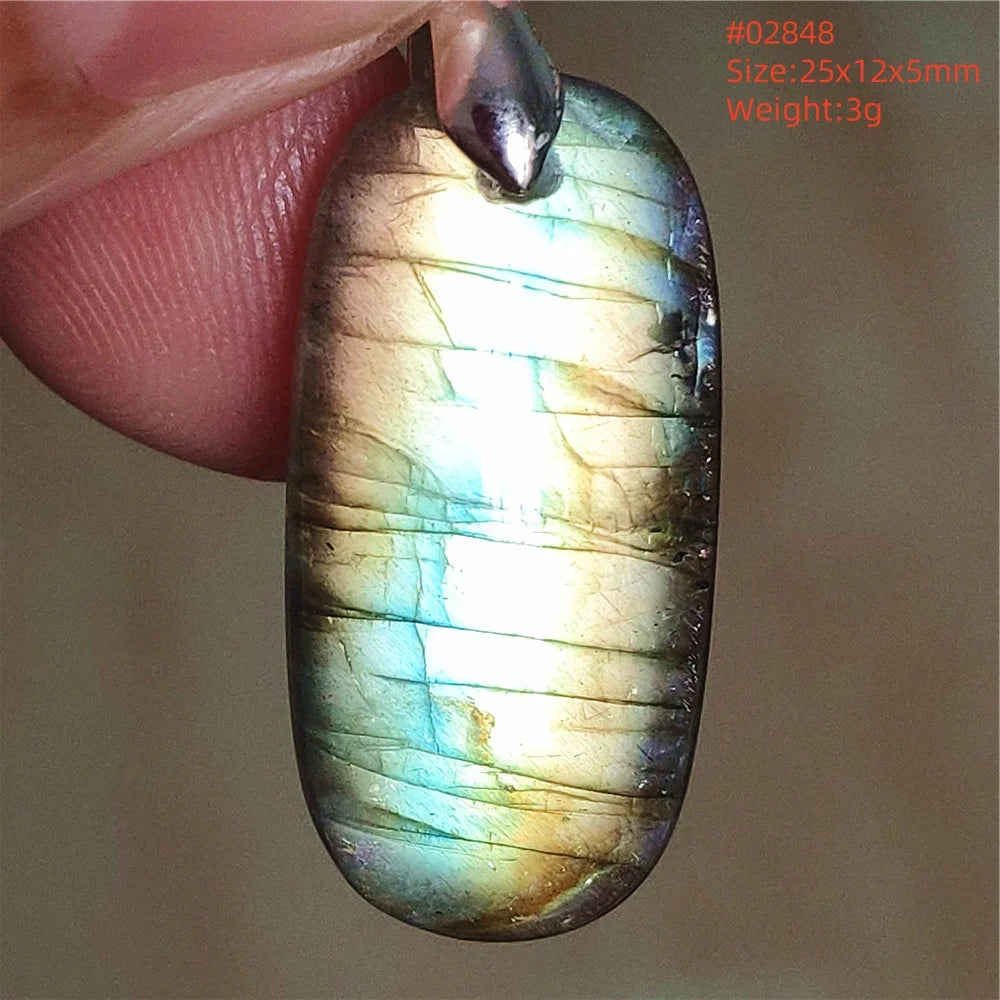 Labradorite Teardrop Pendant — A Soothing Blue Gemstone, curated presentation