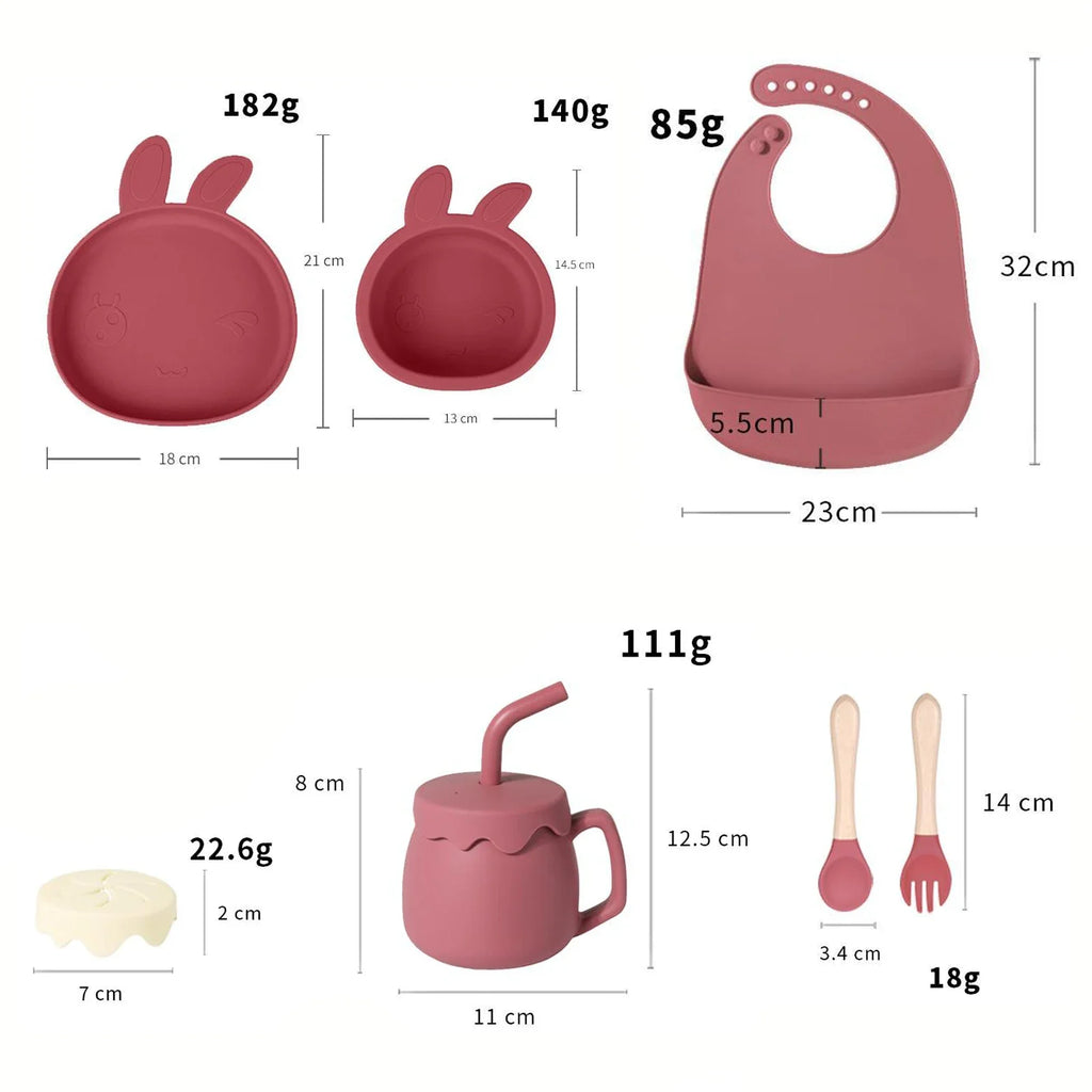 Silicone Baby Feeding Set — Gentle Weaning Essentials, premium quality view