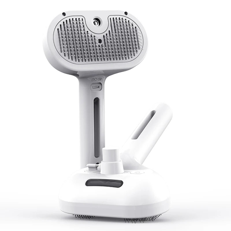 Pet Steam Grooming Brush — Soothing Care for Pets, soft texture detail