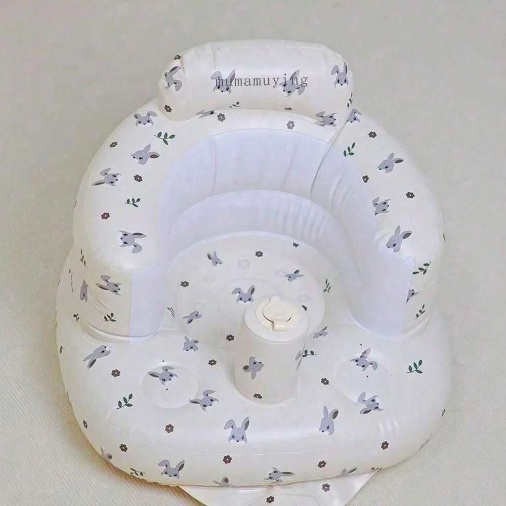 Inflatable Baby Bathtub — Gentle Bath Time, side view