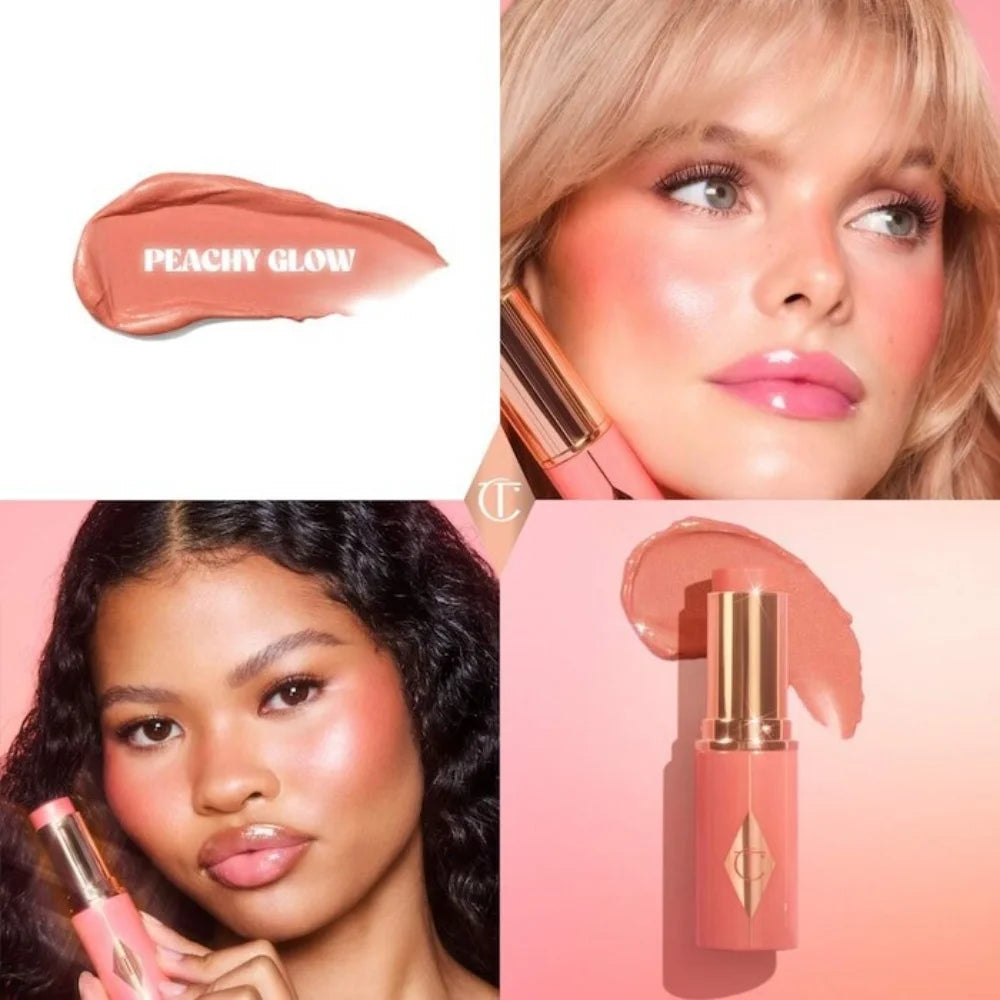 Liquid Blush & Highlight Wand — Luminous Radiance, close-up detail