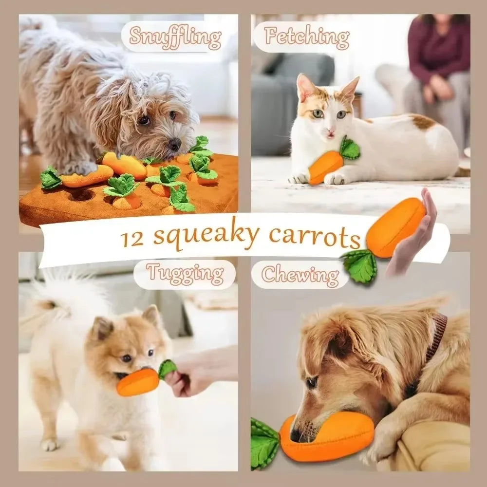 Carrot Snuffle Mat — Interactive Puzzle for Pets, premium quality view
