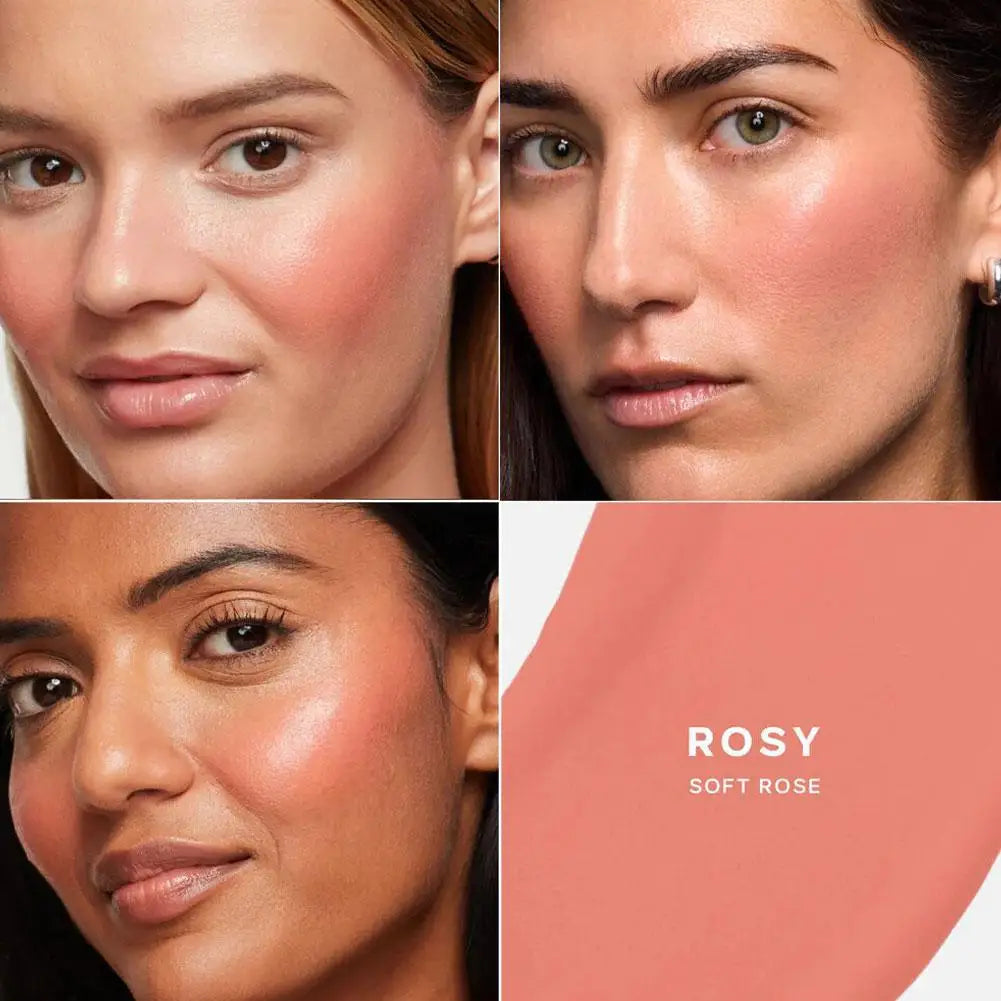 Liquid Blush & Highlighter — Radiant Glow, natural styling